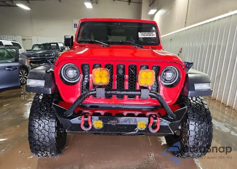 2020 Jeep Wrangler Unlimited Sport z USA, uszkodzony, nr VIN 1C4HJXDG6LW183924